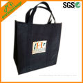 Cheap, Eco friendly, Black pp non woven shopping carry bag(PRA-807)